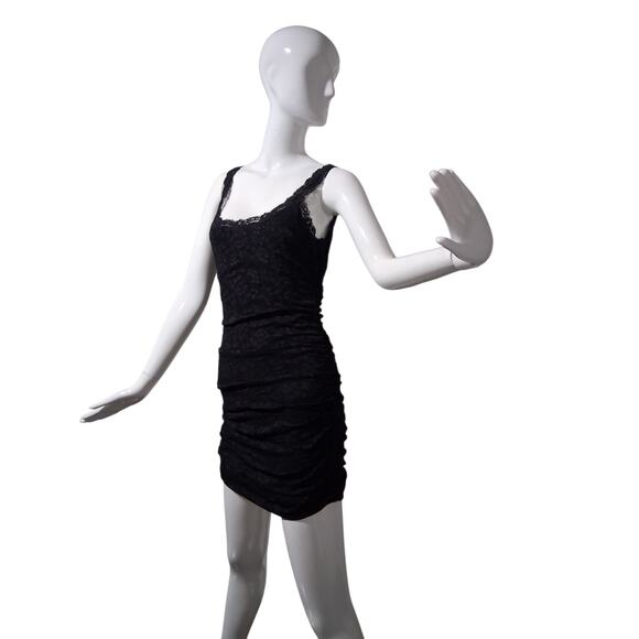 Y2K Vintage Womens Small Moda International Victoria's S Whimsigoth Lace Dress - Picture 1 of 12